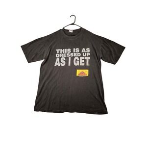 Vintage 1995 Home Improvement Stanley DeSantis Promo T-Shirt Mens Black Sz L